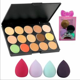 Concealer Palette and Soft Puff Sponge for Flawless Application Concealer-image-90