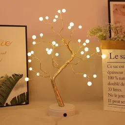 LED Tabletop Bonsai Tree Light Touch Switch DIY Artificial Light Tree Lamp Decoration Festival Holiday Battery/USB Operated (Pearl Node Lamp) Night Lamp-image-73
