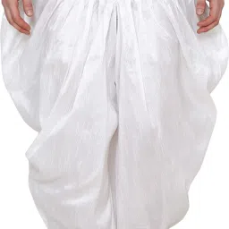 Solid Dupion Silk Men Harem Pants-image-56