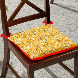 Chair Pad Cushion For Indoor/outdoor Cotton Floral Chair Pad Pack of 1-image-96