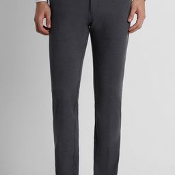 peter england Men Slim Fit Black Polycotton Trousers-picture-29