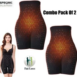 Combo Tummy Shaper High Waist Abdomen Slimming Short Pants Panties Underwear Women Shapewear-image-26