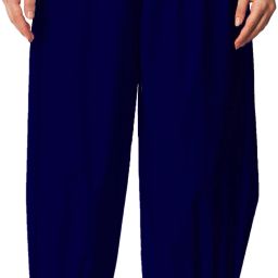Solid Cotton Women Harem Pants-image-26