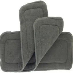Charcoal Bamboo Inserts ( 5 layered)3 QUANTITY WITH GREAT ABSORBANT CAPACITY SOFT ON BABY SKIN-12