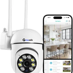Grousale 3MP FHD WiFi Indoor Mini Fox PTZ Camera |Night Vision| Motion Detection & Alarm Security Camera-12