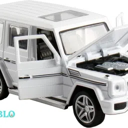 Benz G65 AMG Toy Vehicle Pull Back Die-Cast Car Model with Lights and Sound-image-7