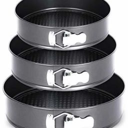 niralasa Teflon Non Stick 3 Pieces Set Round Shape Cake Mould Full Cake Maker Cake Maker image 2
