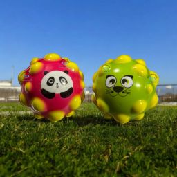 2Pc Crazy Soft Rubber Moon Bouncing Ball for Kids- 7 cm-13