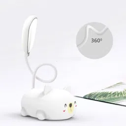 macvl5 Mini Desk Led Lamp Creative Kitten cute folding Table Lamp Study Lamp image 3