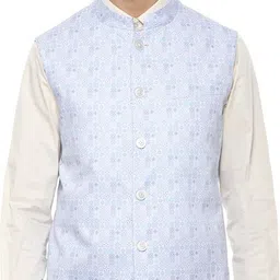 van heusen Geometric Print Men Waistcoat-picture-44