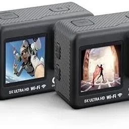 DIGITEK 5K 30FPS 48MP ULTRA HD 2" / 1.3" Dual Touch Screen | External Mic Support 150 Degree Wide Angle | 6-Axis Gyro EIS Stabilization Sports and Action Camera-image-12