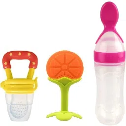Sillicone Spoon Feeder, Fruit Feeder & Teether - Sillicone-24