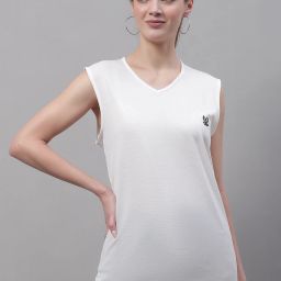 Women White Tank Top/Vest-image-27