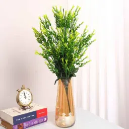 arick decor Artificial Green Mini Leaf Bush-picture-0