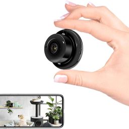 Bzrqx Mini Security 1080P CC Camera for Home,Office, Apartment Smart Camera with Audio and Video Sports and Action Camera-image-55