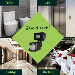 Geld Tech (GT-P07), 360 Wall Mounted PIR Motion Sensor, Adjustable Ambient Light image 4