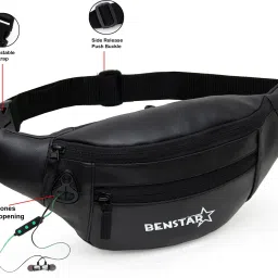Benstar PU Waist Bag Elegant Style Travel Pouch Passport Holder with Adjustable Strap belt bag Strap Bumbags Travel Waist Pack Hiking Outdoor Fanny Packs Sport Holiday Large Pockets Waistpack for Men or Women Handy Hiking Zip Pouch Document Money Phone Belt Sport Bag Waist Bag Elegant Style Travel Pouch Passport Holder with Adjustable Strap belt bag Strap Bumbags Travel Waist Pack Hiking Outdoor Fanny Packs Sport Holiday Large Pockets Waistpack for Men or Women Handy Hiking Zip Pouch Document Money Phone Belt Sport Bag (Black PU) Waist Bag-image-27