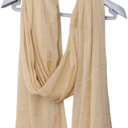 Chiffon Solid Gold Women Dupatta-image-45