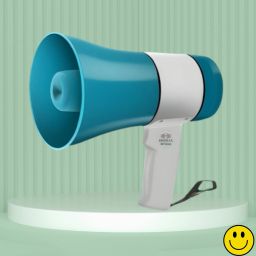 Handheld Megaphone with Siren, Microphone & Rechargeable for Outdoor EventsA183 Megaphone Portable Megaphone Siren Loudspeaker Function &Long Battery BackupU183 Outdoor PA System-18