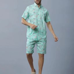 Shirt Regular Shorts Co-ords Set-image-1