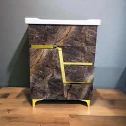 Z Gold Premium BVG4 freestanding Wash Basin Vanity Cabinate HDHMR Wash Basin Table Top Basin-image-41