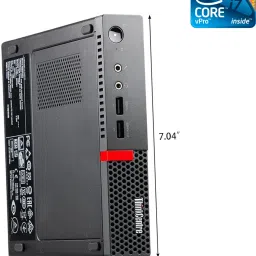 NCS Core i7 - 6700 [4 Cores, 8 Threads, 3.40 GHz] - ThinkCentre Tiny CPU [MLO] Intel® Core™ i7 (6th Gen) Processor [4 Cores, 8 Threads] - Lenovo Tiny PC (32 GB RAM/Intel HD 4K Graphics/1 TB SSD Capacity/Windows 11 Pro) Microtower with MS Office-43