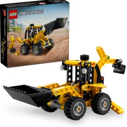 Technic Backhoe Loader Construction Toy Vehicle Set 42197 (104 Blocks)-20