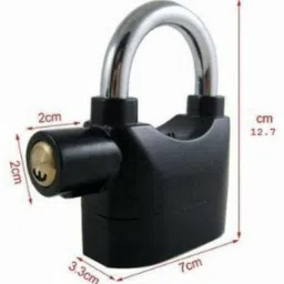 Misaki Anti Theft System Security Pad Lock with Burglar Smart Alarm Siren Motion Sensor Alarm Lock-A6 Alarm Anti-Theft Padlock Security System Door Motor Bike (AL-106)-85