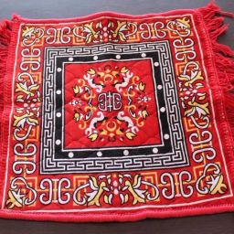 Red Polyester Area Rug-image-12