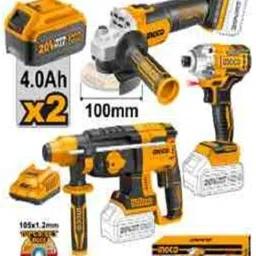 Lithium-Ion cordless combo, impact driver, rotary hammer Angle Grinder-21