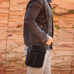 Brown Men & Women Sling Bag Sling Bag For Men Side Bag-image-118