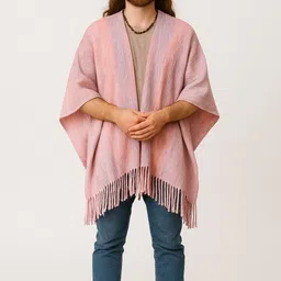life and style Men 3/4th Sleeve Pink Shrug-picture-18