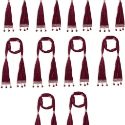 Velvet Printed Maroon Men Dupatta-picture-15