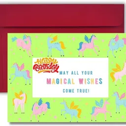 aanyacentric 5.8x8.3inch A5 Size Son Daughter Kid Girl Boy Birthday Gift Printed Greeting Card-picture-20