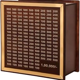 Wooden Gullak Money Saving Box 1Lakh Savings | Piggy Bank for Adults & Kids Coin Bank-image-93