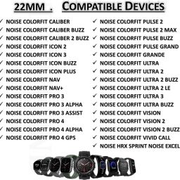 TECHWIND TW22SN3007BKBK 22MM Silicon Watch Belt - CHECK MODEL LIST/DESCRIPTION/IMAGES Smart Watch Strap image 3