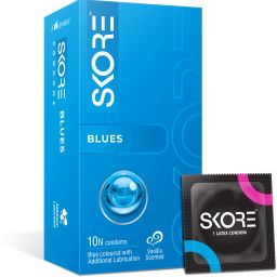 Blues Condom | Extra Lubrication & Vanilla Scented | 10 Sheets | Pack of�1 Condom-13