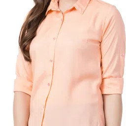 Women Regular Fit Solid Casual Shirt-image-76