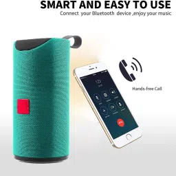 Techobucks Super Deep 3D Bass Splashproof DJ Sound Wireless Portable Speaker TF/FM/AUX/Bluetooth Support 10 W Bluetooth Speaker image 2