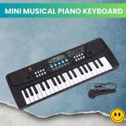 Piano Keyboard with Mic, 37 Keys 8 Tones Portable Electronic Toy For kidsT184 Piano Keyboard with Mic, 37 Keys 8 Tones Portable Electronic Toy For kidsK184 Analog Portable Keyboard-picture-2
