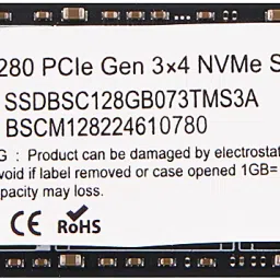 BRYT PCIe NVMe Gen 3x4 SSD 128 GB Desktop, Laptop Black PCIe NVMe Internal Solid State Drive (SSD) (Read Speed up to 1800 MB/s & Write Speed up to 900 MB/s)-16