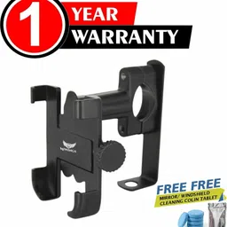 miwings 2 IN 1 Universal Fitting Mount Holder Metal Body for Bicycle, Motorcycle, Scooty Bike Mobile Holder-picture-40