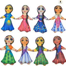 Ashth Sakhi by Go Vrinda Studio | Soft Doll | Barbie - 7 inch-15