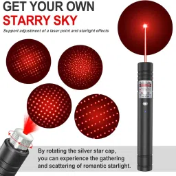 GLOWISH RECHARGEABLE BATTERY LONG RANGE RED LASER POINTER WITH PARTY SCATTER LIGHT MODE image 3