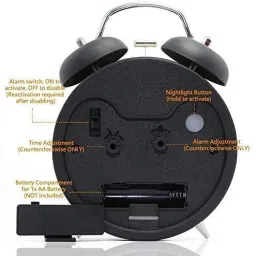 kerfora Digital Black Clock image 2