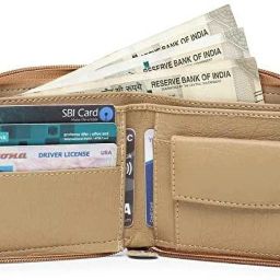 Men & Women Trendy, Formal Beige Artificial Leather Wallet-image-78