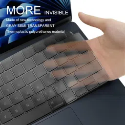 oaky Keyboard Protector for 2021-2024 Release M1 / M2 / M3 / M4 Pro/Max Chip MacBook Pro 14 inch/MacBook Pro 16 Keyboard Skin Protector Keyboard Skin image 2