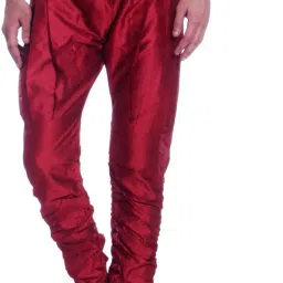 Solid Dupion Silk Men Harem Pants-image-11