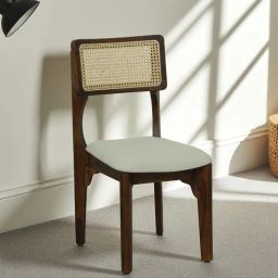 woodsworth from pepperfry Gistel Sheesham Wood Dining Chair set of 2 In Scratch Resistant Provincial Teak Finish-picture-3