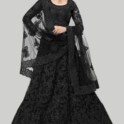 Embroidered Semi Stitched Lehenga Choli-image-31